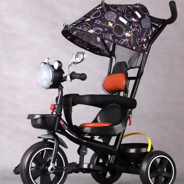 3 IN 1 BABY TRICYCLE WITH ADJUSTABLE PUSH HANDLE